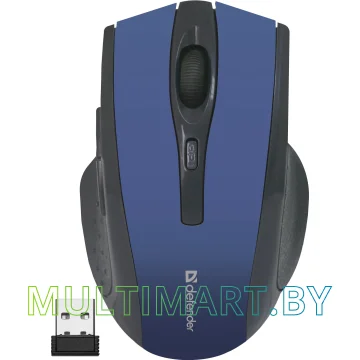 Мышь Defender Accura MM-665 (синий) картинка 4
